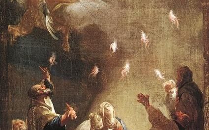 Flames of Pentecost descend